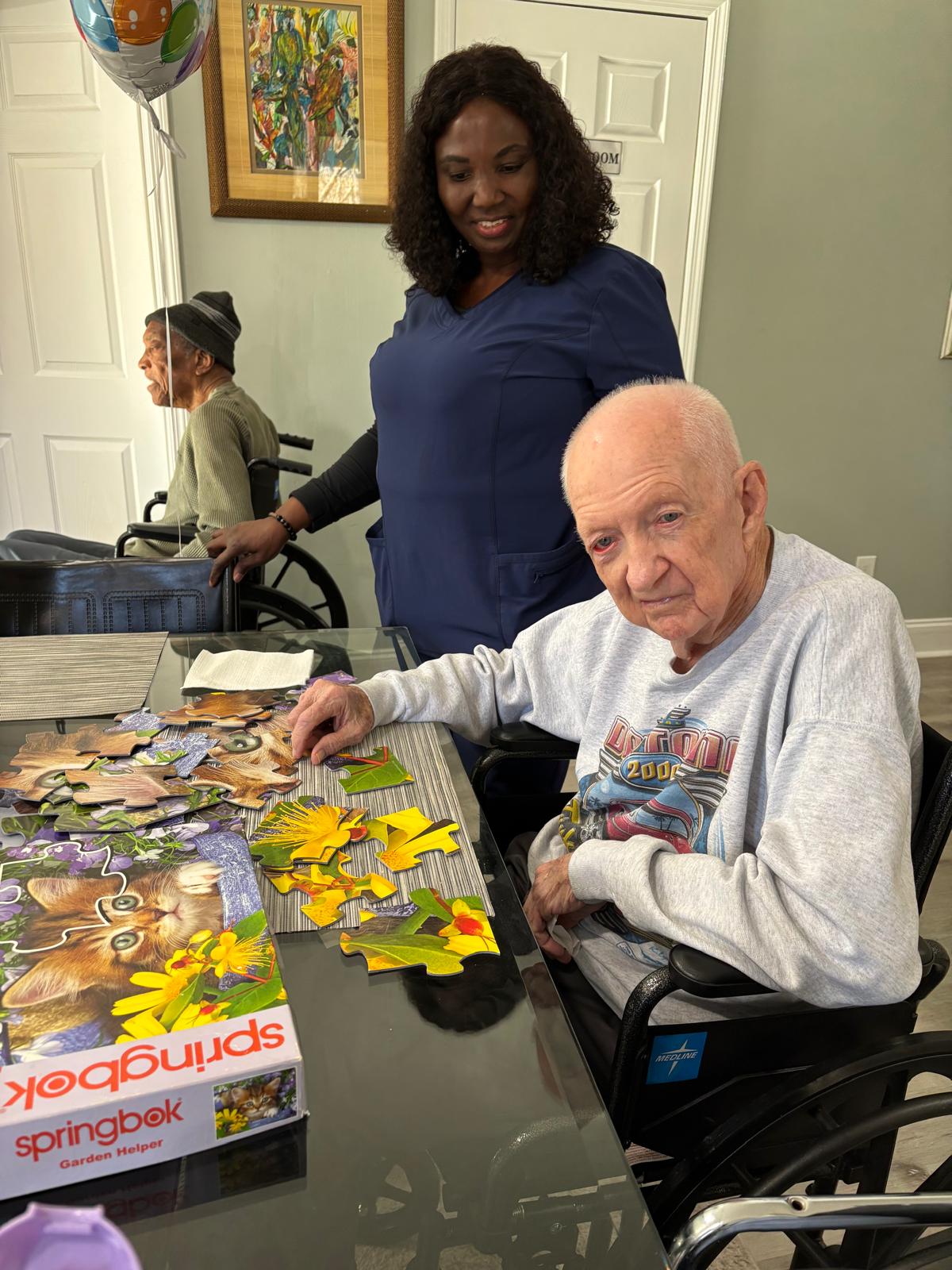 Resident Doing Activities